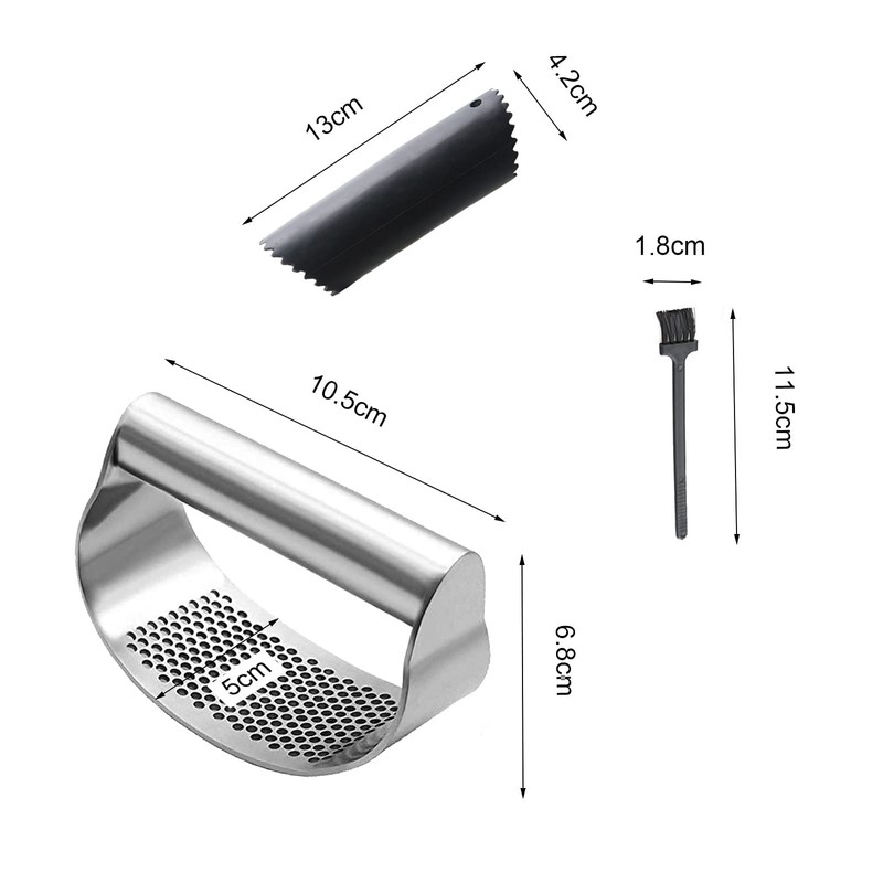 Garlic Press Chopper, Kitchen Peeler and Ginger Chopper, with a