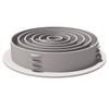 8 x 70mm White Plastic Round Soffit Air Vents/Upvc Push