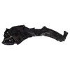 TRQ Front Right Inner Fender Liner Black Passenger Side Compatible