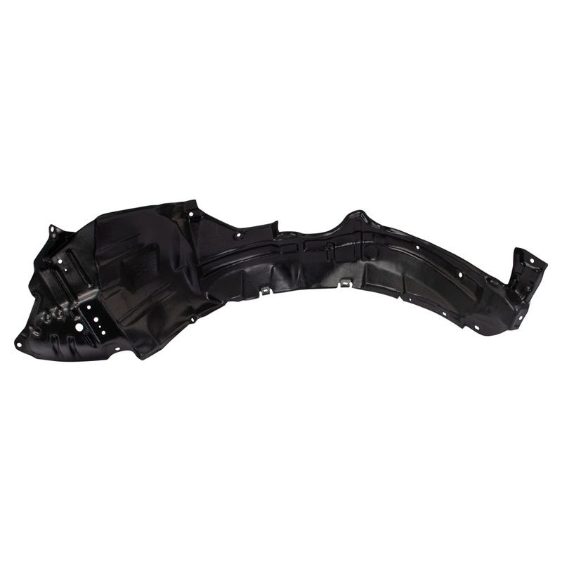 TRQ Front Right Inner Fender Liner Black Passenger Side Compatible