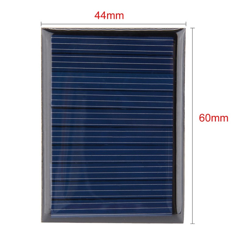 uxcell® 5Pcs 5V 50mA Poly Mini Solar Cell Panel Module