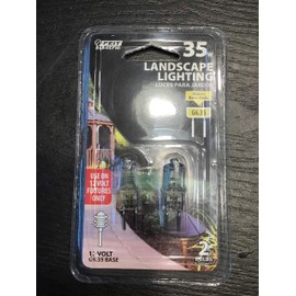 Feit Electric BPLVQ35T4/2 35-Watt Halogen T4 Bulbs - 2 Pack