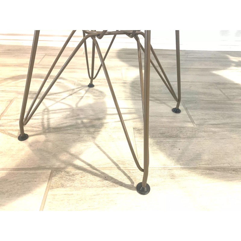 24/7Electronics 6 Chair Glides Black Eames Eiffel Base Furniture Leg