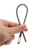 ZQIY 5PCS 9.06 Inch Silver Spring Pull Cord Stitchers Bendable
