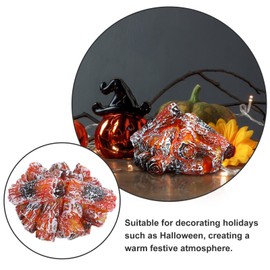 Cabilock LED Simulation Charcoal Flame Lamp, Bonfire Lamp Usb Ambient Lighting Christmas Flameless Fireplace Light Home Decor Ambiance Charcoal Fire Lamp Led Fireplace Fake Camp Fire