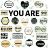 27Pcs Eucalyptus Affirmation Station Classroom Inspirational Bulletin Board Set Greenery