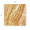 Tenedos Premium Gold Onyx 12x12 Polished Marble Tile - Natural