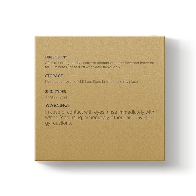 NING DERMOLOGIE Clay Mask for Face & Sensitive Skin: Triple