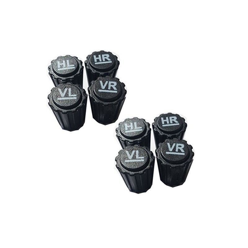 Timtina® Radmerkerset 8- teilig Ventilkappen Reifenmarkierung (8)