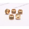 AD Beads Zircon Pave Rhinestones big hole Rondelle Spacer Beads