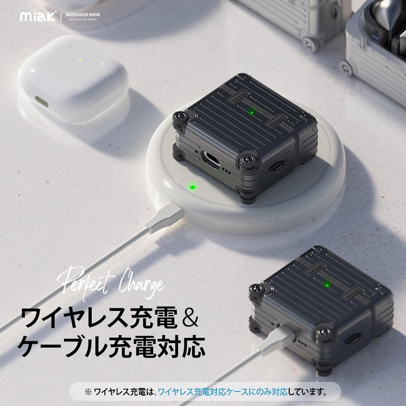 miak AirPods 4 Case, AirPods 4th Generation Case, Carrying Case,