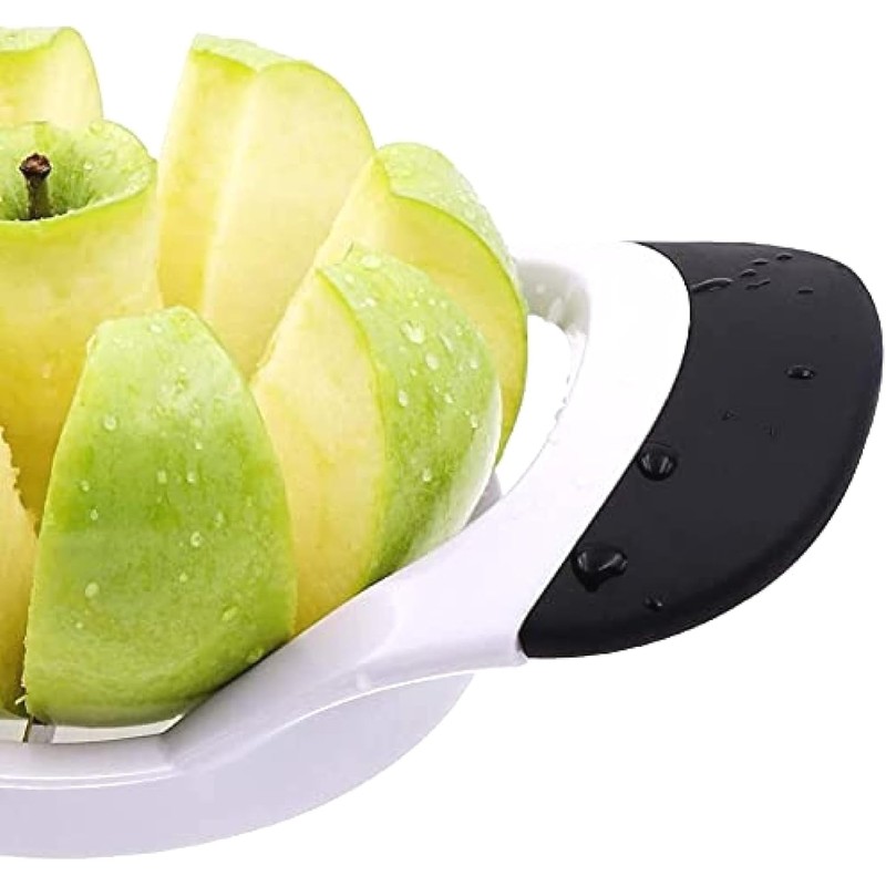Cortador y descorazonador de manzanas de acero inoxidable, 8 rebanadas