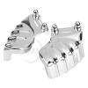 Unbranded Chrome Front Brake Caliper Insert Set Cover For Harley