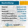 Stahl-Shop24 - Stainless Steel Rectangular Tube V2A Hollow Profile Welded