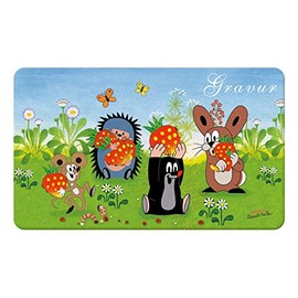 Maulwurf Children's Breakfast Board with Own Engraving / Name (Unser Sandmännchen)