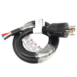 Parkworld L15-30P Generator 4-Prong 30 Amp 250-Volt Twist Lock NEMA L15-30 Plug Power Cord, UL Listed (6FT)