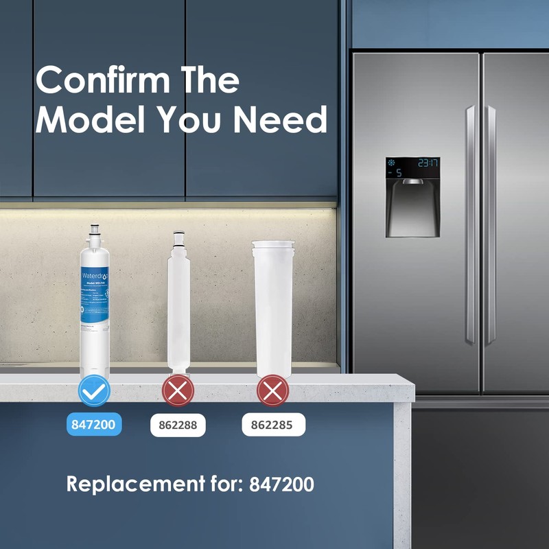 Waterdrop 847200 Refrigerator Water Filter Replacement for Fisher & Paykel®