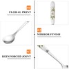 YOLIFE 6 Pcs Stainless Steel with Ceramic Handle Tea Spoons,