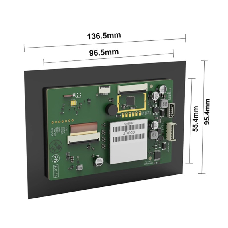 4.3 Inch LCD Display for JK-PB Inverter BMS V19 (LCD-4.3-TTL-P)