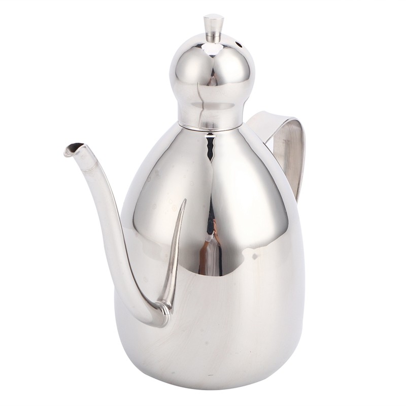 Oil Dispenser Stainless Steel Oil Bottle Leakproof Vinegar Pot Kitchen