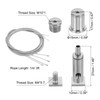 PATIKIL Ceiling Hanging Wire Cable Kit, 1m/3.3ft 4 Set Adjustable