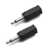 Samcos 2pcs 3.5mm Stereo Mono Conversion Plug Mini Plug Stereo