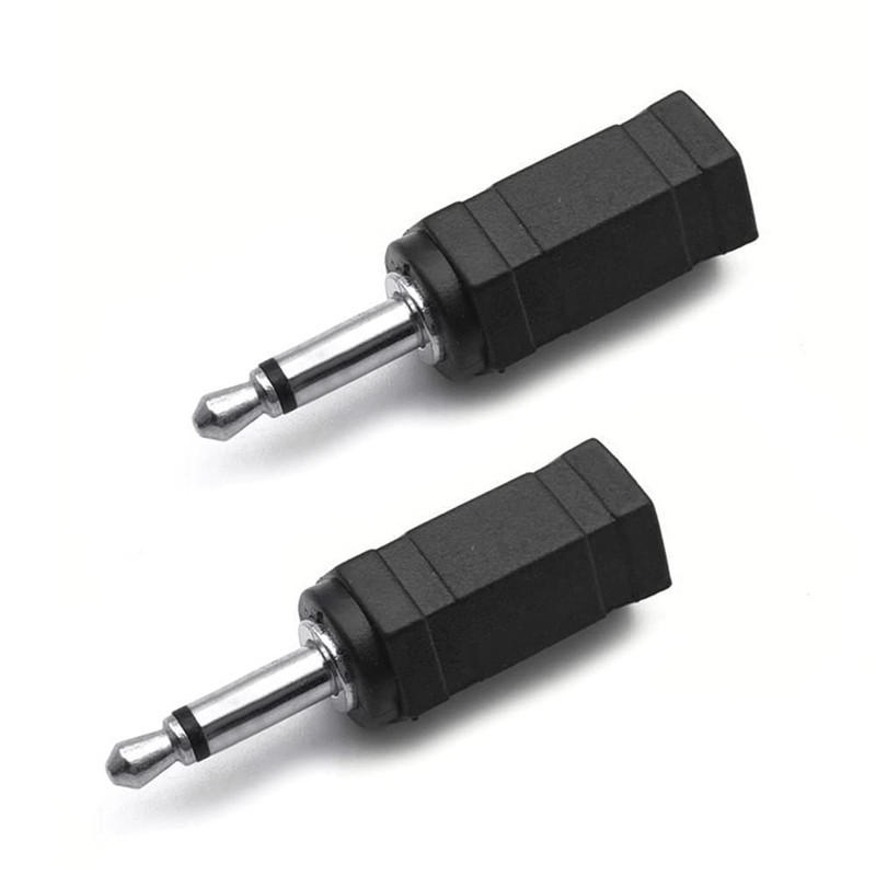 Samcos 2pcs 3.5mm Stereo Mono Conversion Plug Mini Plug Stereo