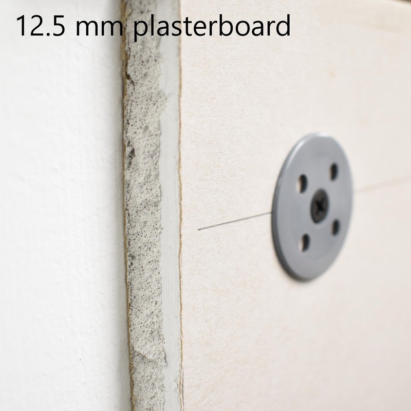 Hawkeng Plasterboard/Insulation Fixing Washers, 35mm Nylon, Non Rust - 100PCS