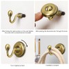 VEGCOO 4 Pack Handmade Curtain Clips Tiebacks Set, 2 Pack