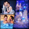 Honoson 24 Pcs Flameless Floating Candles for Centerpiece Waterproof LED