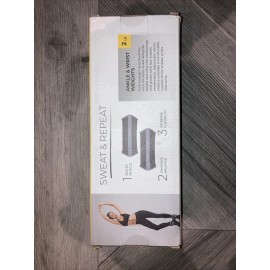 UltraLife Adjustable Exercise Ankle & Wrist Weights, 2lbs (1lb Each)