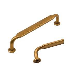 Coinkoly 10 Pack 5''(128mm) Kitchen Cabinet Handle Antique Brass Cabinet Pulls Vintage Cupboard Handle Drawer Pulls Dresser Hardware