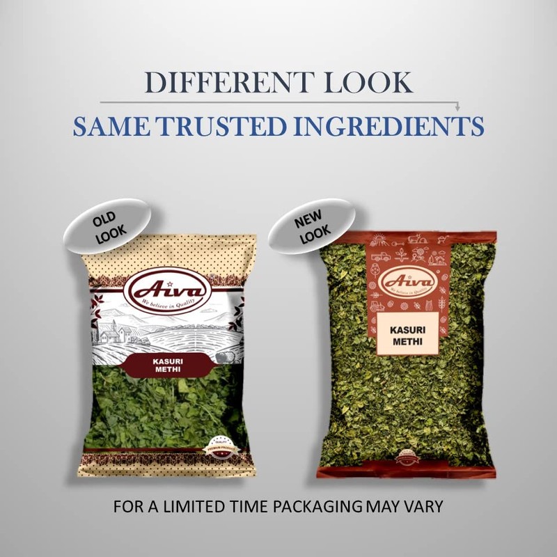 Aiva Dried Fenugreek Leaves (Kasuri Methi) (3.5 oz) – Indian