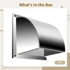 4-inch Exhaust Vent Cover, Stainless Steel Dryer Vent Cover, Outdoor