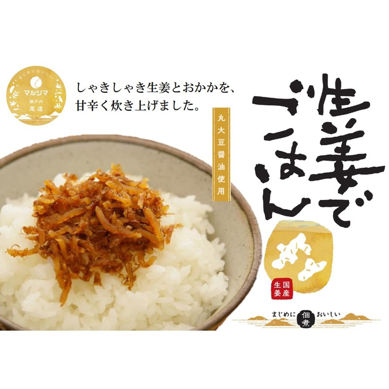 Marushima Ginger Rice 2.5 oz (70 g) - Set of