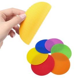 30pcs Carpet Marker Spot, Reusable Sit Dots Floor Circles Velcro Carpet Markers Stickers Kids Teacher Supplies for Preshool Classroom Kindergarten