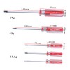 iplusmile 4pcs Triangle Screwdriver Vanadium Steel Removal Tool with Ergonomic