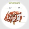 Pearington Cow Ottoman with Storage, Furniture for Living Room, Gameroom,