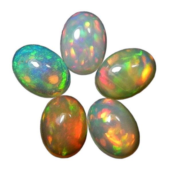 Myhealingworld AAA Quality Calibrated Natural Ethiopian Opal Mix Size Box,
