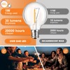 GvvooHome 25 Pack G40 LED Replacement Light Bulbs, E12 Screw