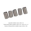 Helicoils 5pcs Stainless Steel Thread Inserts Repair Inserts M20x2.5x2.5D Repair