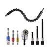 105°Right Angle Drill Adapter,60mm/100mm/150mm 1/4 Inch Hex Shank Magnetic Screwdriver