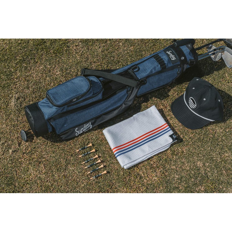 Toalla de golf Sunday Golf de alta microfibra, 35,5 x
