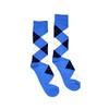 Bop Classy Men's Dress Crew Socks Argyle Pattern 2 Pair