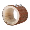 Bird Tree Hole Nest Small Pet Natural Wooden Toy Hideaway