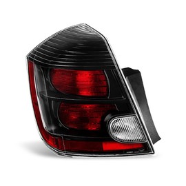 ACANII - For 2010-2012 Nissan Sentra SE-R/SR Black Rear Replacement Tail Light - Driver Side Only