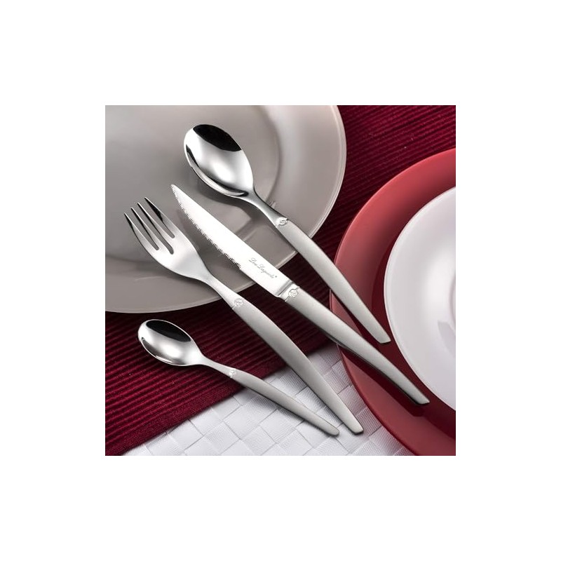 LOU LAGUIOLE - JET Cutlery Set for 4 People, 16
