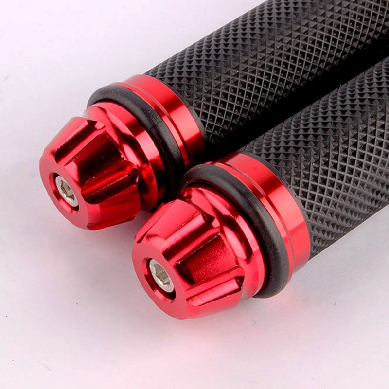 Evomosa Motorcycle Grips, Universal Motorcycle Grips, Aluminum Handlebar Ends 0.9