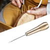3 Needles Sewing Awl with Copper Handle Leather Shoe Repair