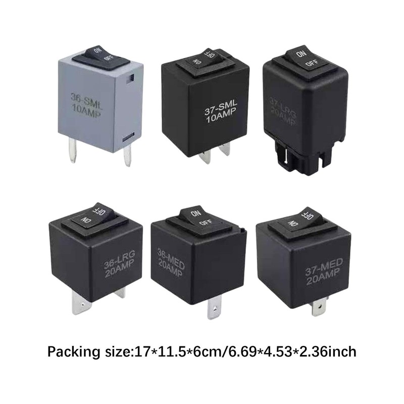 Perfk 6X Relay Bypass Switch Kit, Relay Tester, Professional Easy